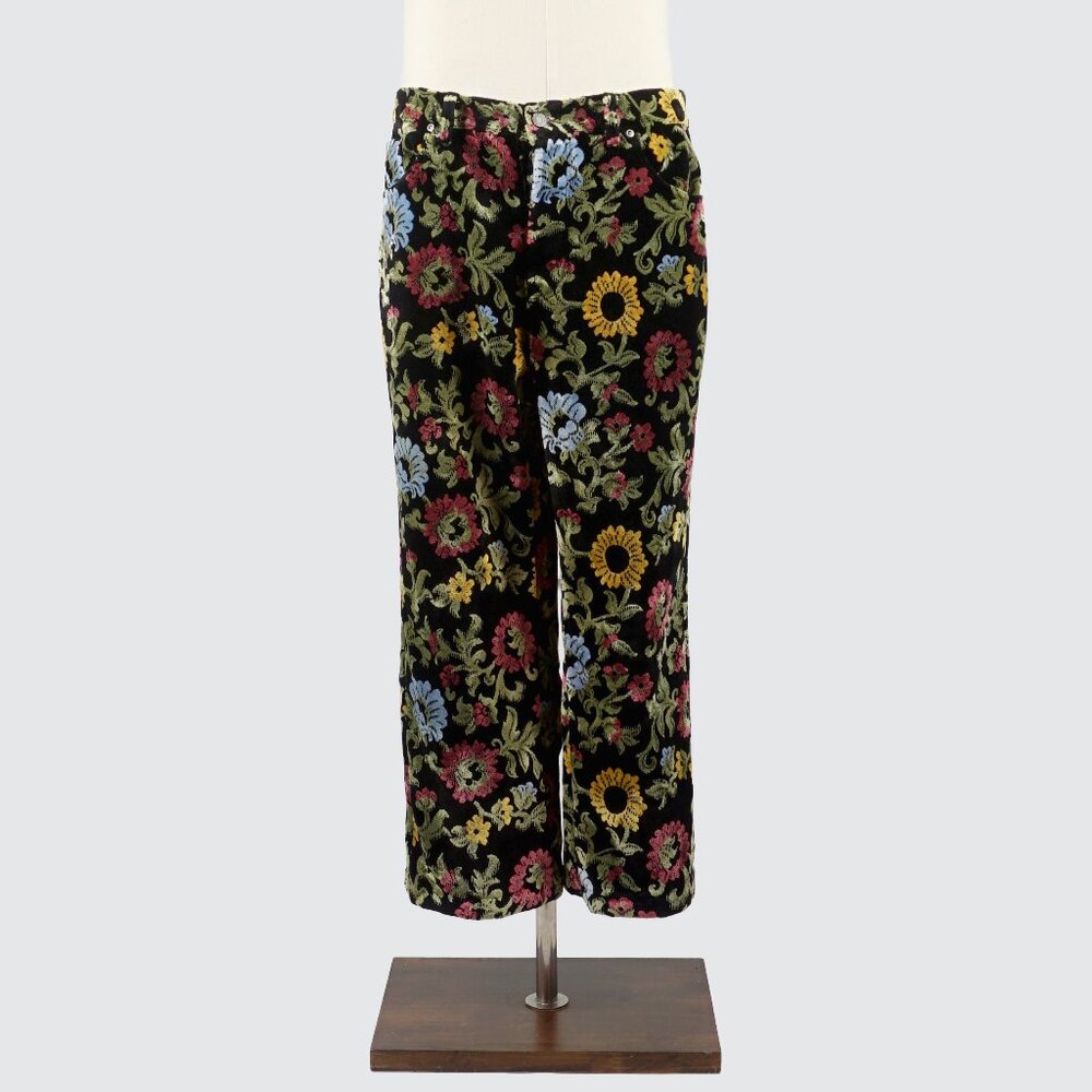 Stussy Black Floral Dress Pants